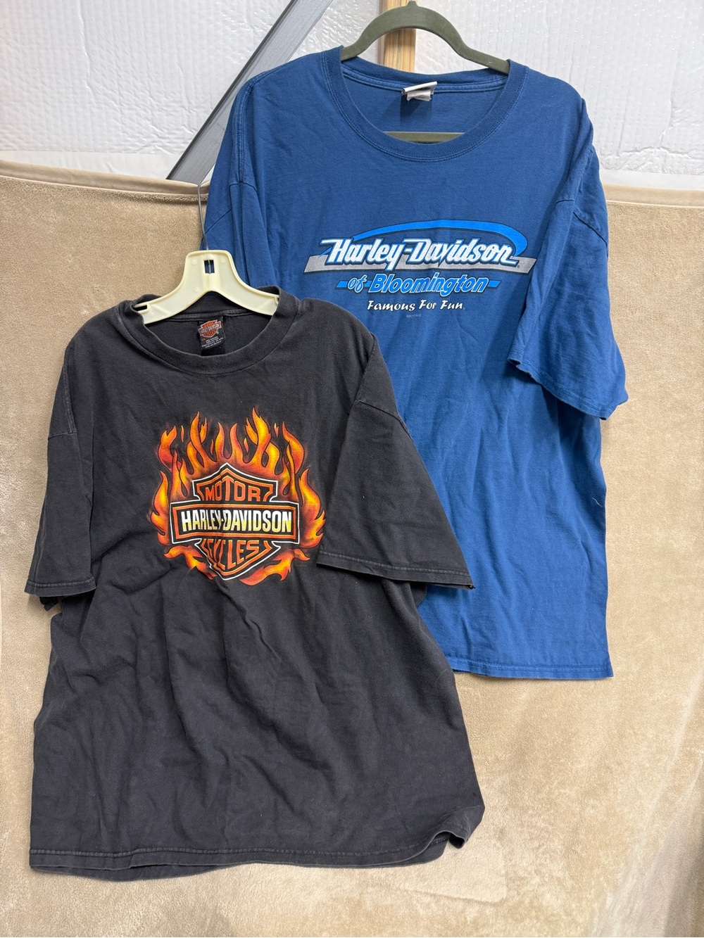 Lot of two Harley Davidson T-shirts extra extra large